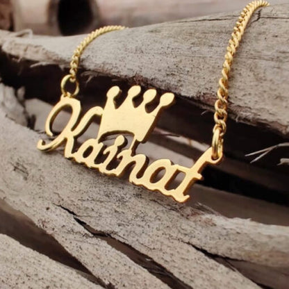 Buy Crown Name Necklace