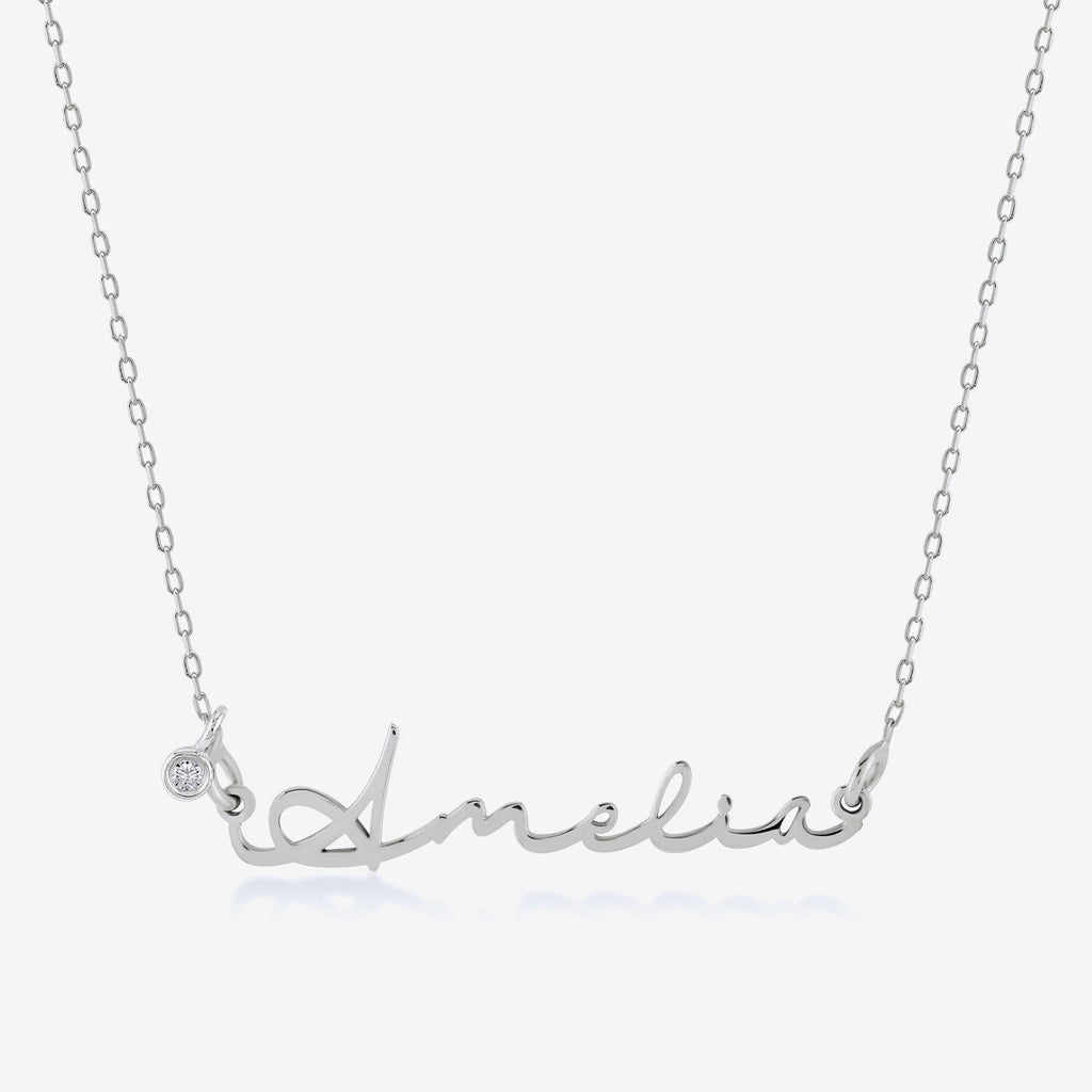 SIGNATURE Diamond Name Necklace