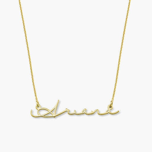 SIGNATURE NAME NECKLACE - GOLD PLATED